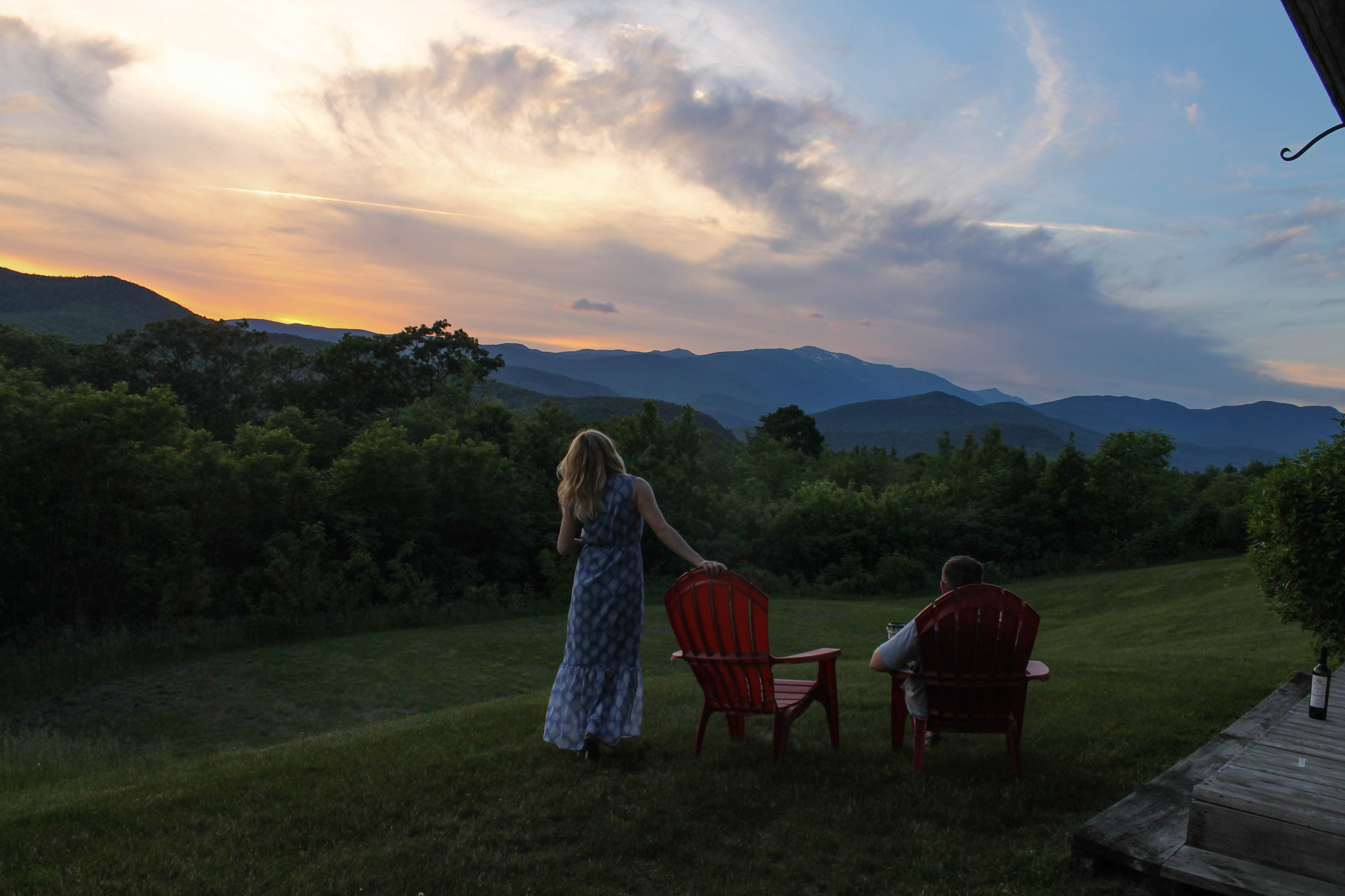 Magical sunset in the White Mountains, New Hampshire | ourlittlehomestyle.com