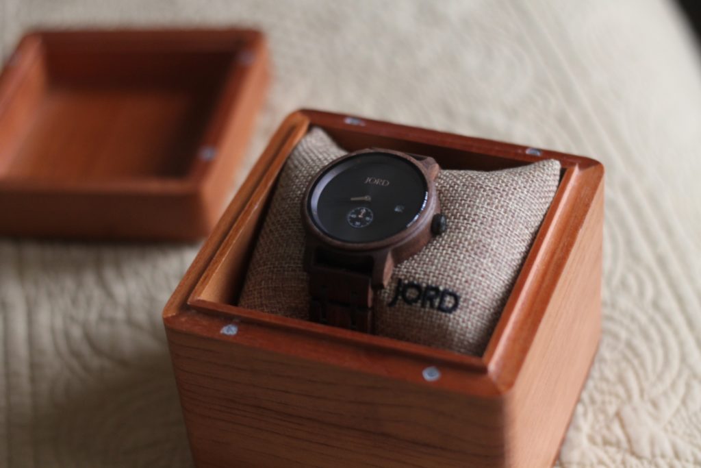 JORD Wooden Watch Hyde Series in Walnut and Black 