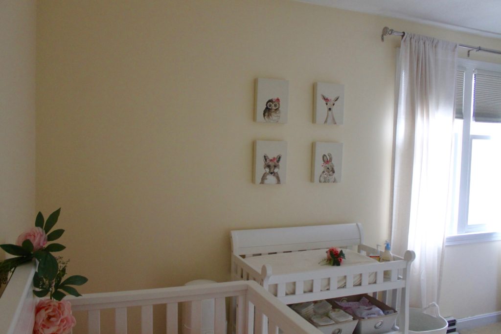 Baby girls' nursery room | ourlittlehomestyle.com