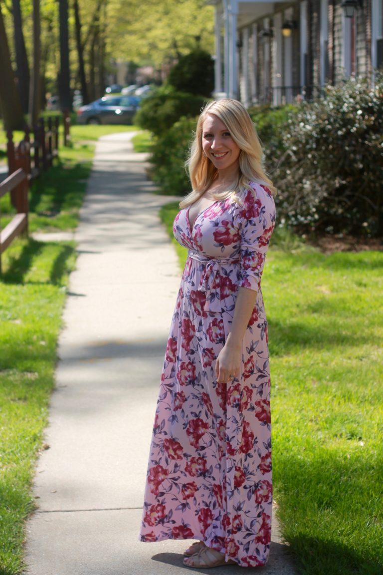 PinkBlush Floral Maxi Dress for summer | Market Street Petite