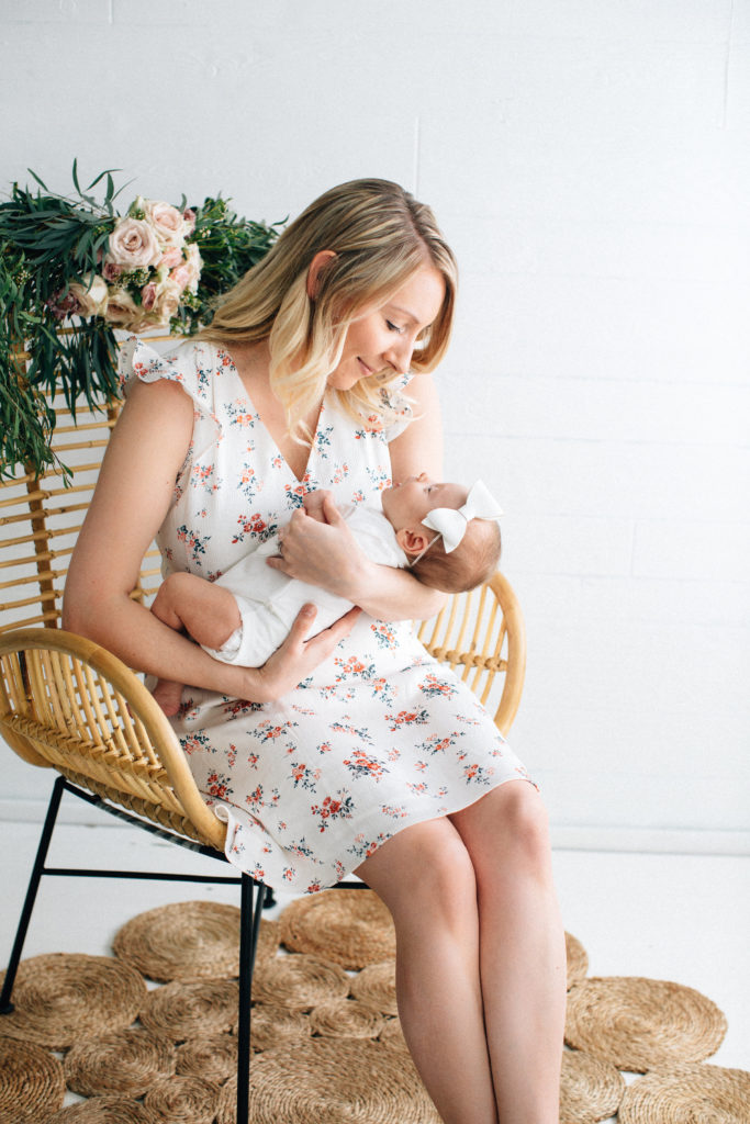 Mother and Daughter "5 Things All New Moms Need to Hear" | ourlittlehomestyle.com