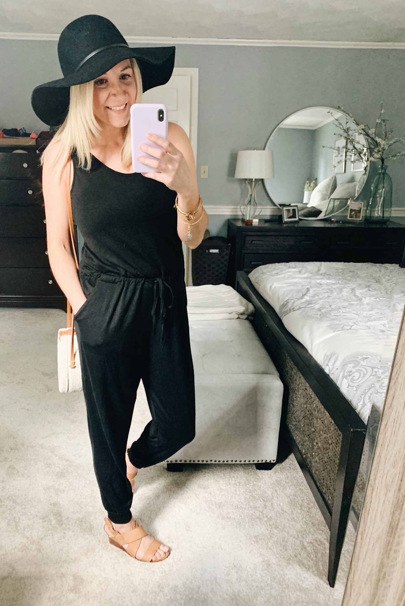 3 Ways to Style a Black Jumpsuit | Our Little Home Style
